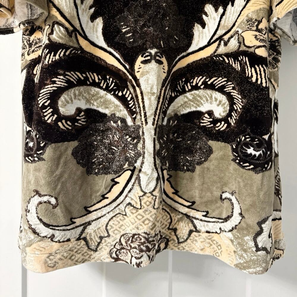 LAFAYETTE 148 Baroque Print 3/4 Sleeve Tunic Dress Size M - Picture 4 of 7